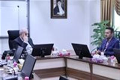 دیدار دبیر محترم هیأت عالی گزینش و همراهان با وزیر نیرو