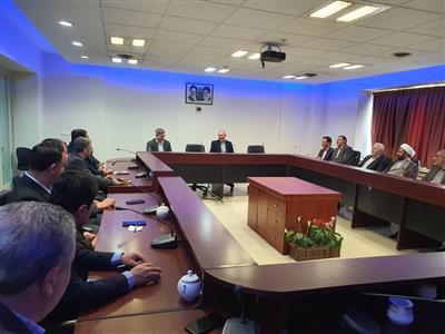 دیدار دبیر محترم هیأت عالی گزینش و همراهان با وزیر نیرو